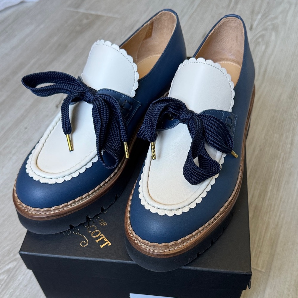 The office of Angela Scott Miss Elsie loafers